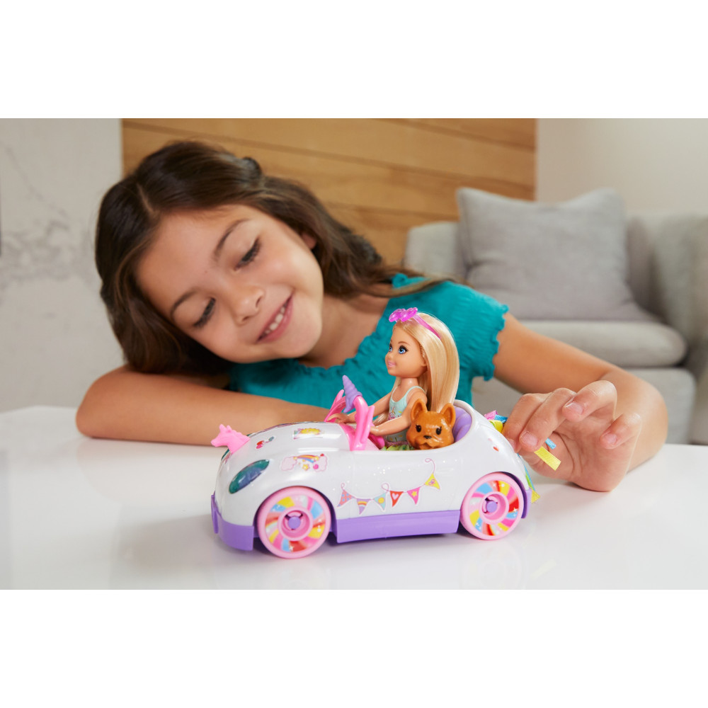Игровой набор Barbie Кабриолет Челси с наклейками (GXT41)