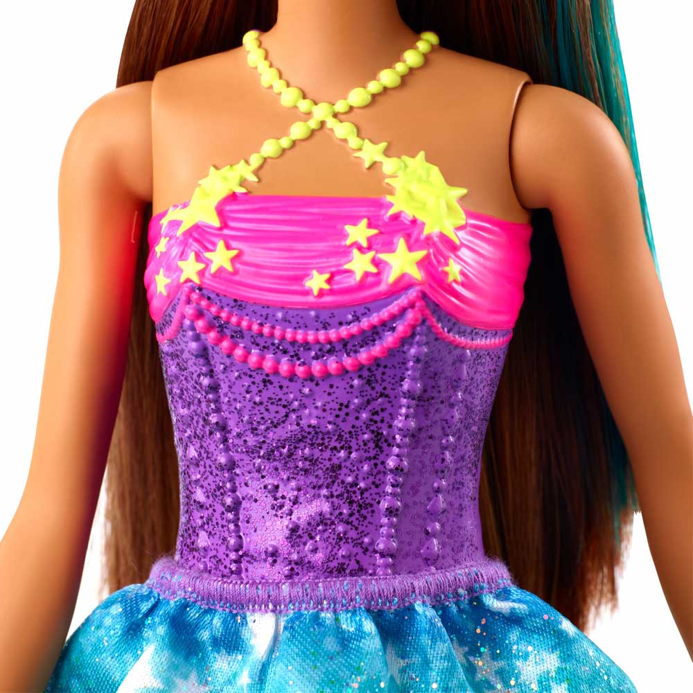 Кукла Barbie принцесса с Дримтопии с голубыми волосами (GJK12)