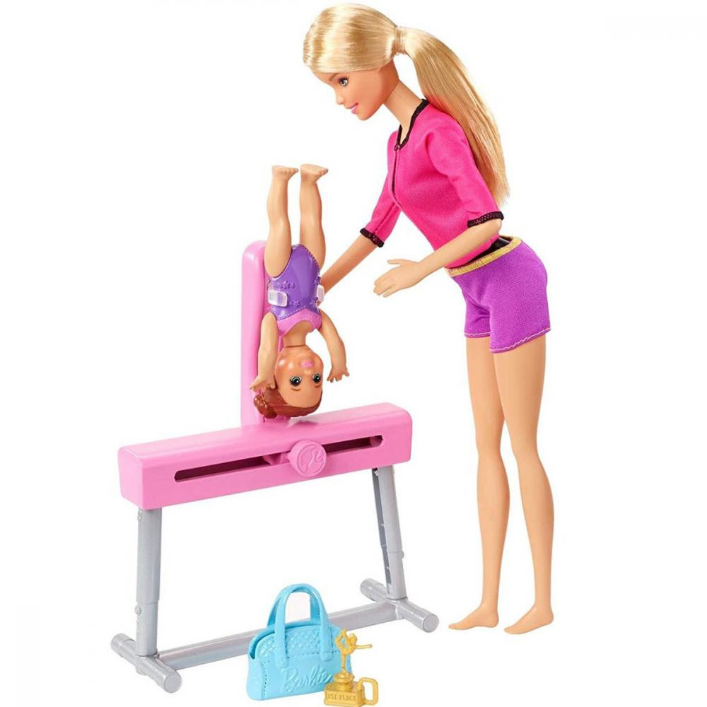 Игровой набор Barbie Тренер по гимнастике (FXP37)