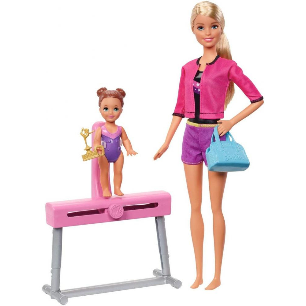 Игровой набор Barbie Тренер по гимнастике (FXP37)