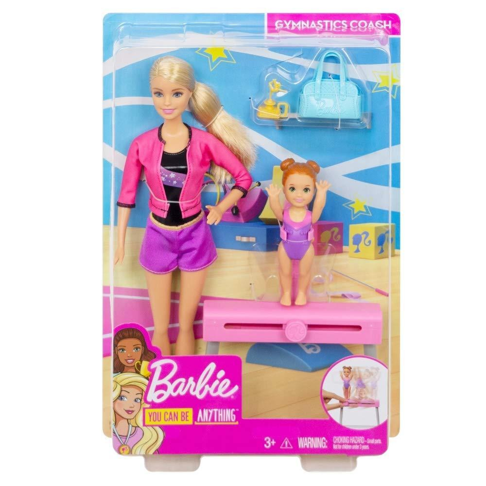 Игровой набор Barbie Тренер по гимнастике (FXP37)