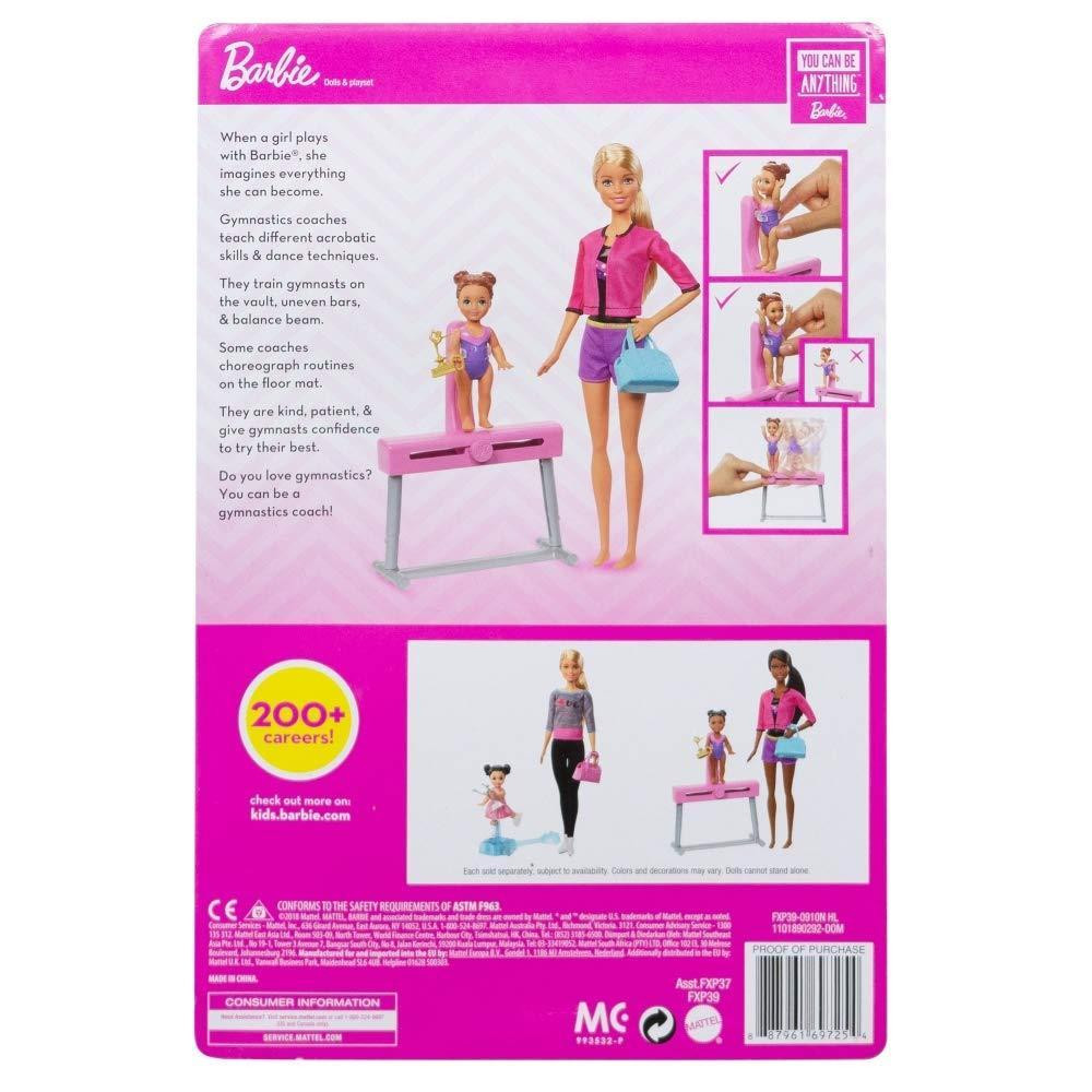 Игровой набор Barbie Тренер по гимнастике (FXP37)