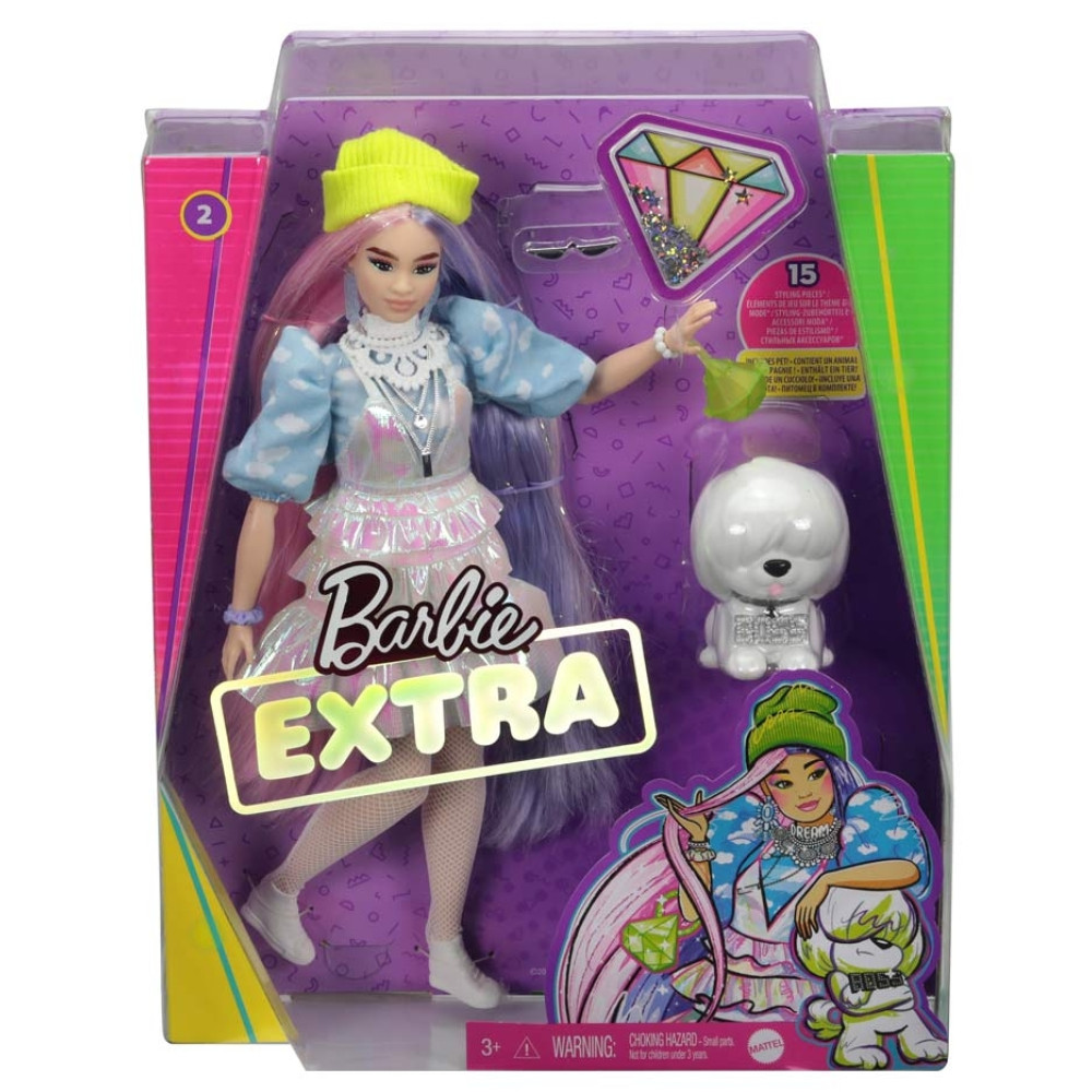 Кукольный набор Barbie Extra салатовая шапочка (GVR05)