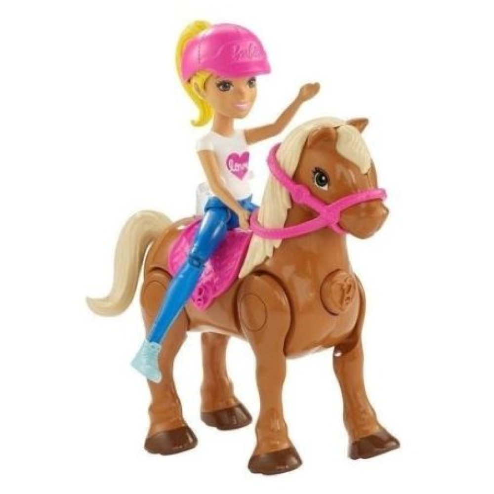 Кукла Barbie On the Go с пони (Барби FHV60)