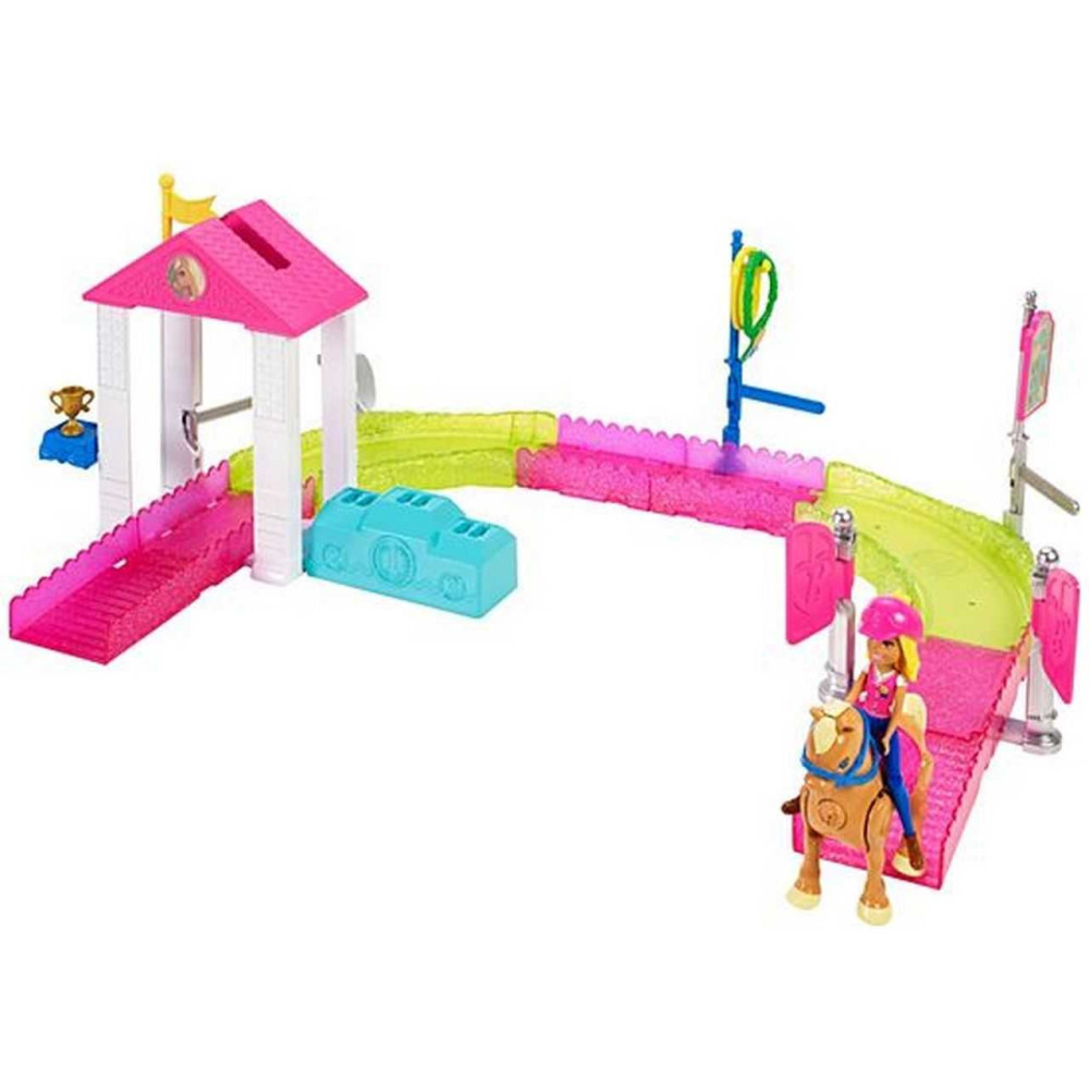 Кукольный набор Barbie On the Go Веселые гонки (FHV66)