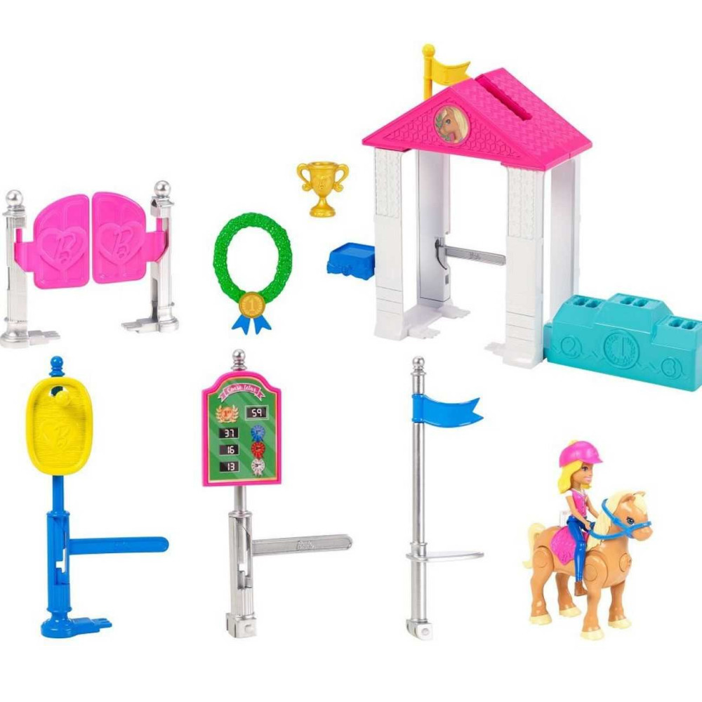 Кукольный набор Barbie On the Go Веселые гонки (FHV66)
