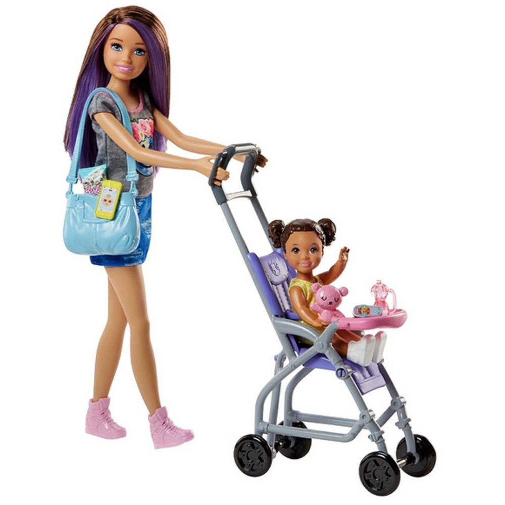 Кукольный набор Barbie Забота за детьми (FHY97)