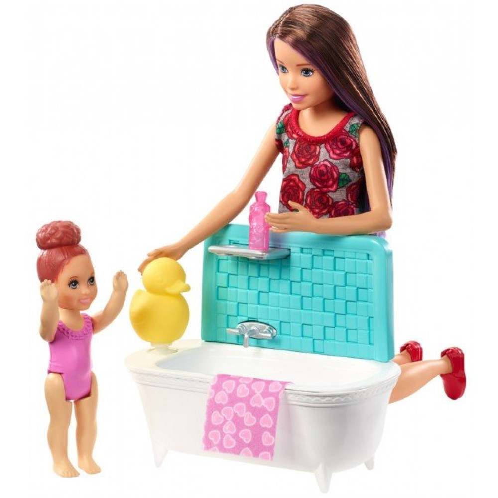 Кукольный набор Barbie Забота за детьми (FHY97)