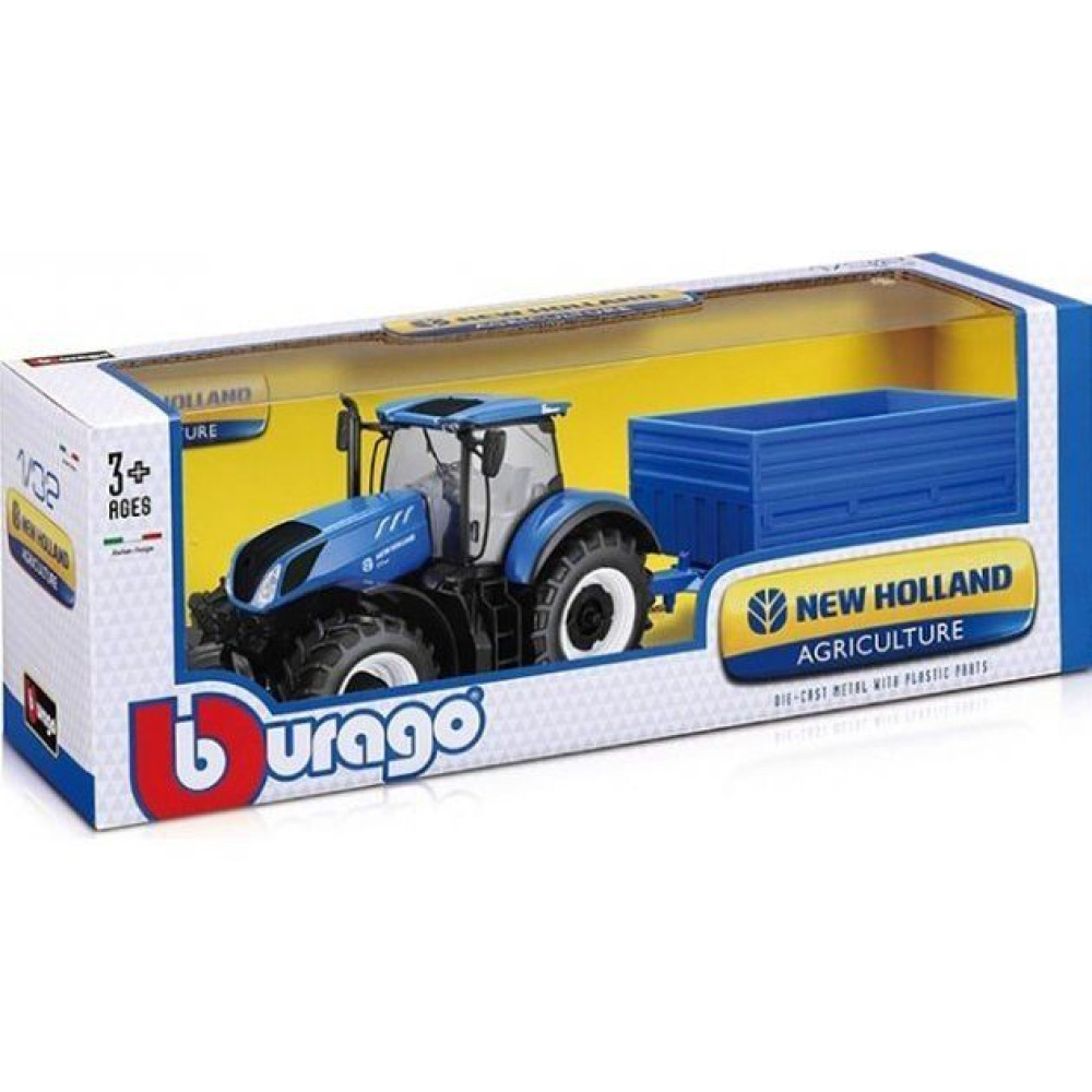 Автомодель Bburago Farm Трактор New Holland (18-44067)