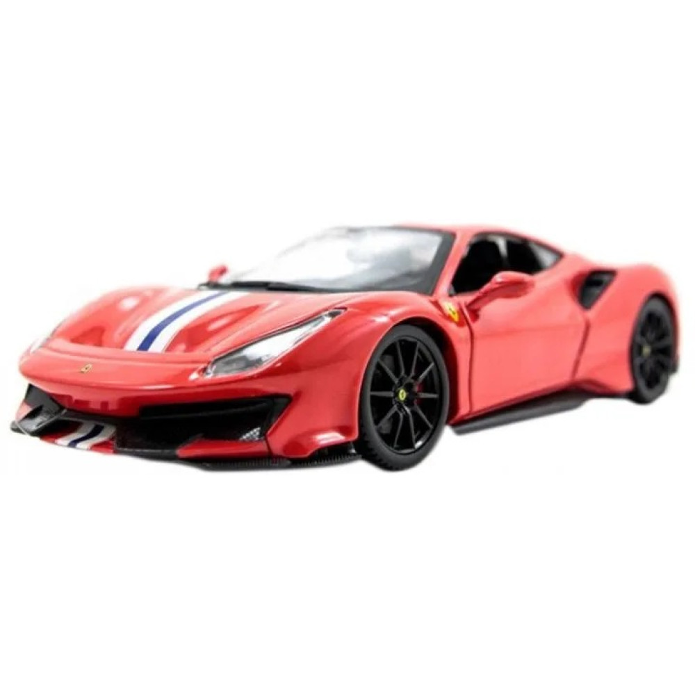 Автомодель Bburago Ferrari 488 Pista красный (18-26026)