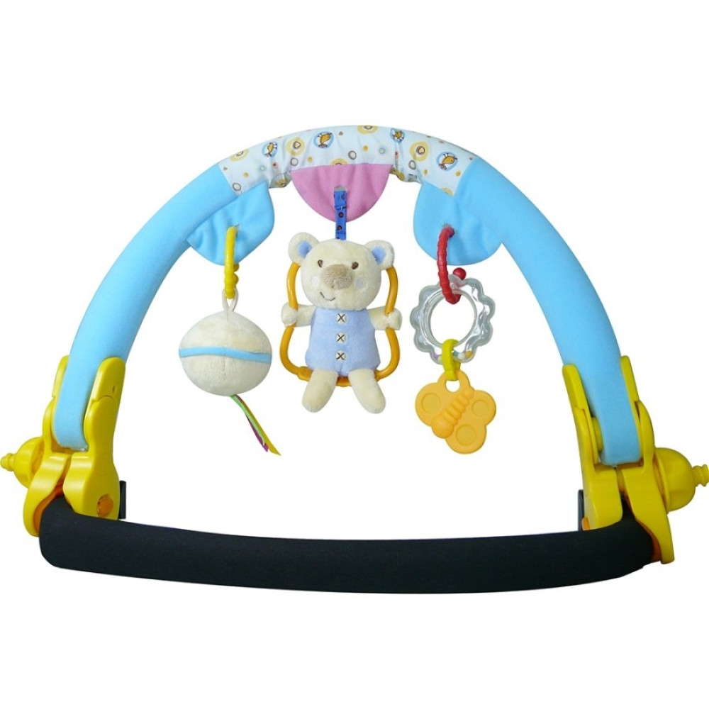 Дуга на коляску Biba Toys Малюк-ведмедик блакитний (QB395)