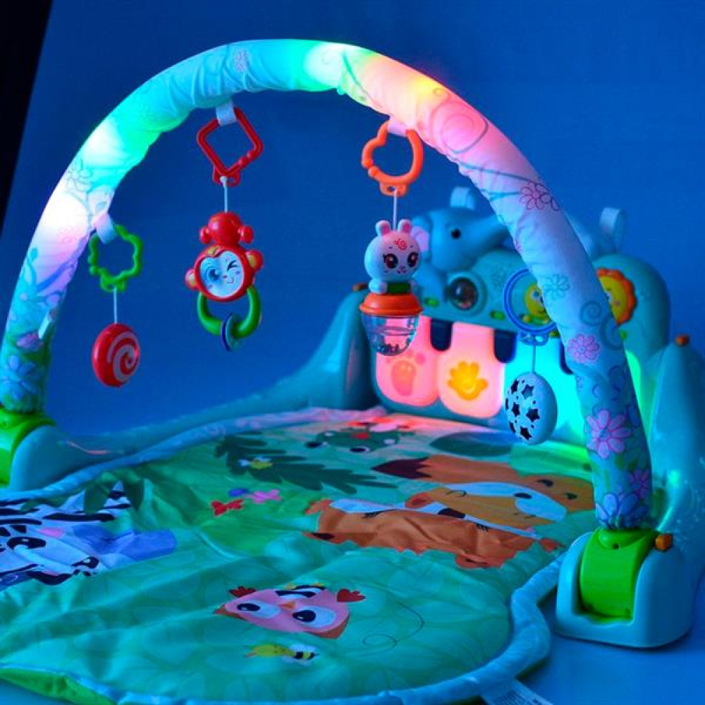 Развивающий коврик с музыкальной панелью Hola Toys Поляна сказок (1102)