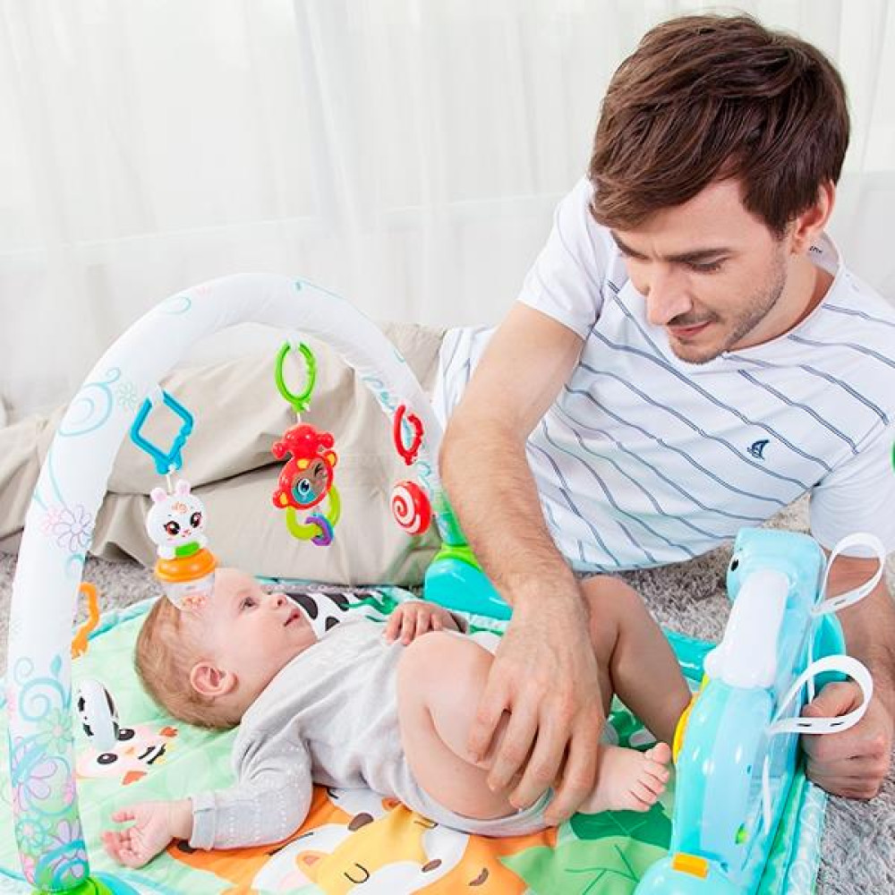 Развивающий коврик с музыкальной панелью Hola Toys Поляна сказок (1102)