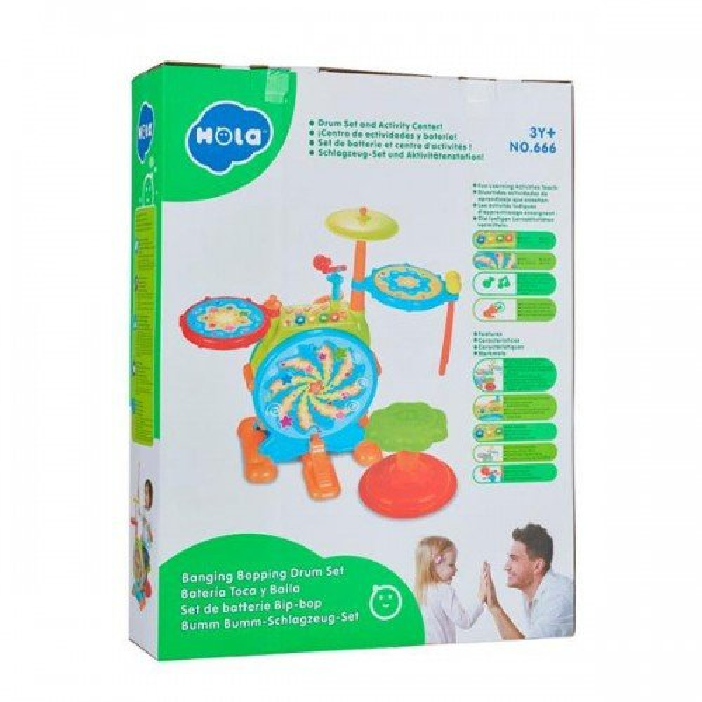 Іграшка Hola Toys Барабанна установка (666)