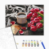 Картина за номерами Brushme Тюльпани до кави 40x50 (BS36492)