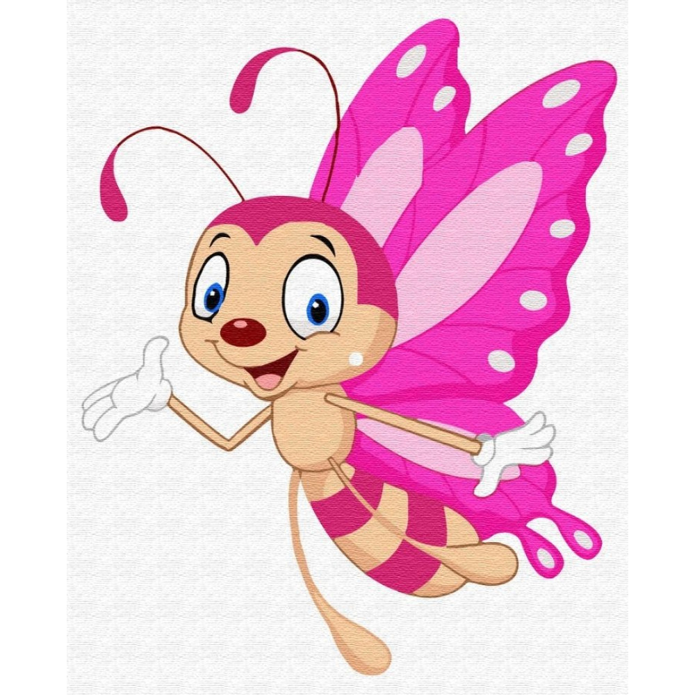 Картина по номерам Brushme Яркая бабочка (MEX6352)