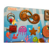 Бизиборд Kidsori Океан + меловая доска 40x30 см (KR-20-313)