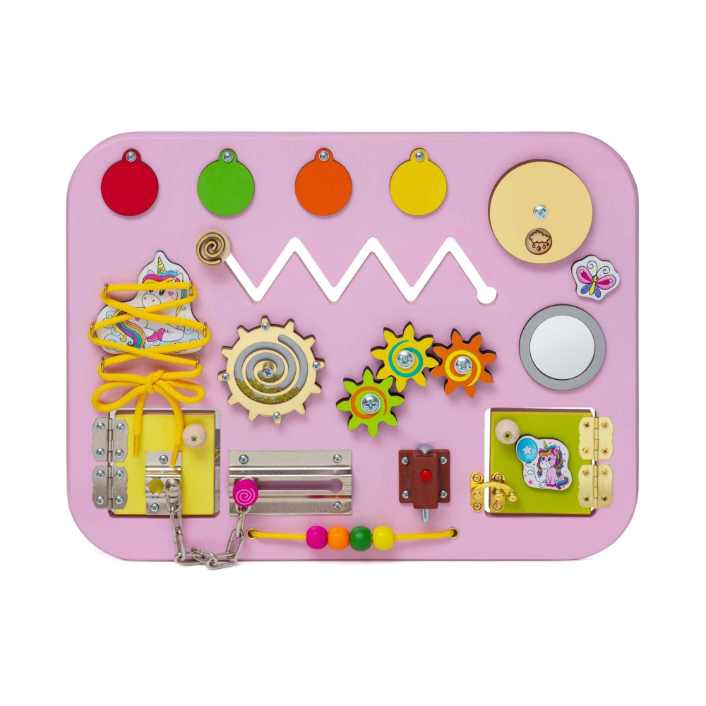 Бизиборд Kidsori Единорожки 40х30 см (KR-19-310)