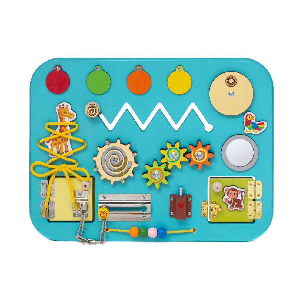 Бизиборд Kidsori Мир животных 40х30 см (KR-19-311)