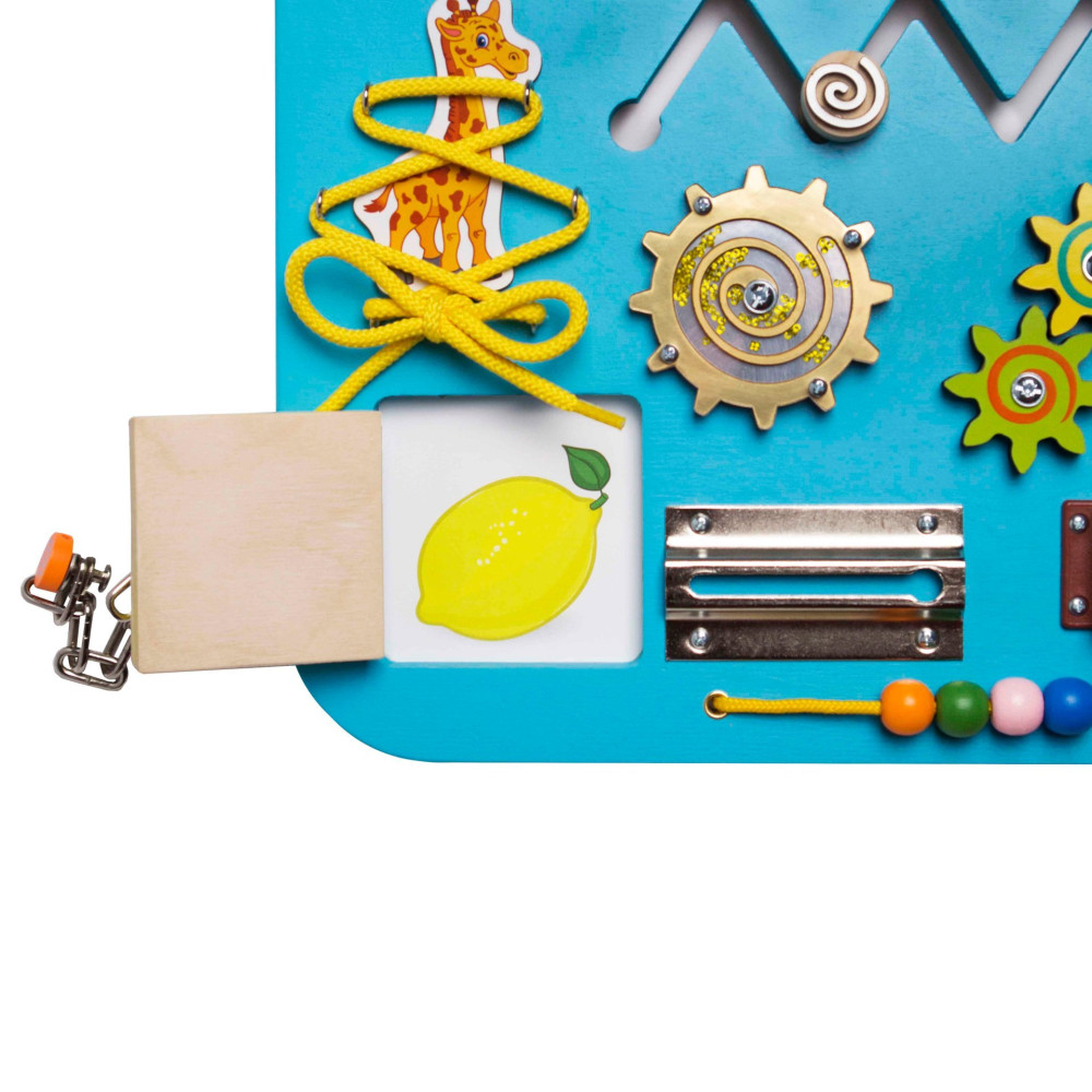 Бизиборд Kidsori Мир животных 40х30 см (KR-19-311) Бизиборд Kidsori Мир животных 40х30 см (KR-19-311)