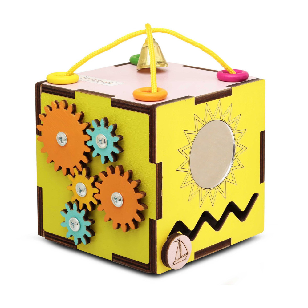 Бизикуб Kidsori Малыш Вундеркинд 12 см салатовый (KR-20-002)