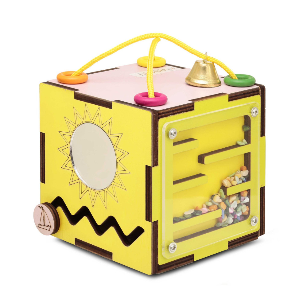 Бизикуб Kidsori Малыш Вундеркинд 12 см салатовый (KR-20-002)