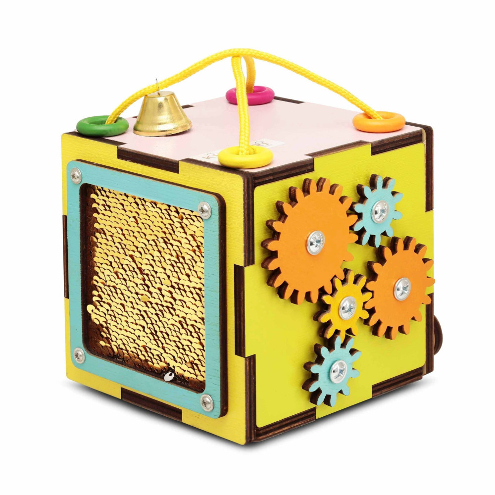 Бизикуб Kidsori Малыш Вундеркинд 12 см салатовый (KR-20-002)