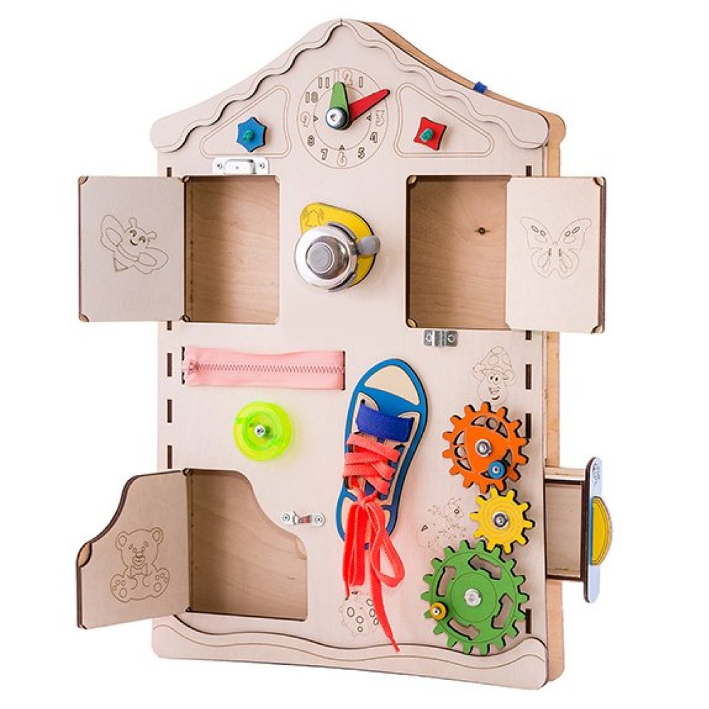 Развивающая доска-дом GoodPlay (D008)