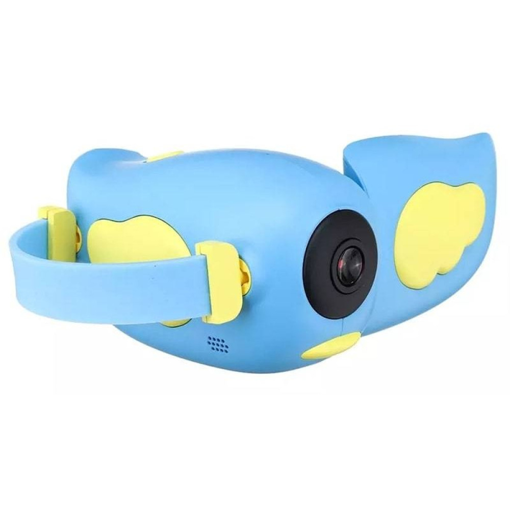 Детская видеокамера Children's fun Camera голубой попугай