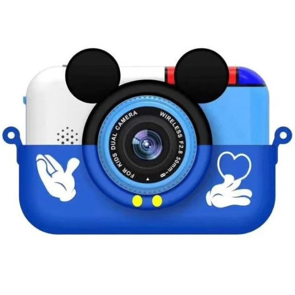 Детский цифровой фотоаппарат Smart Kids Cam TOY 9 PLUS Mouse Blue