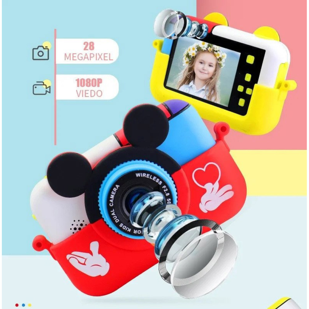 Детский цифровой фотоаппарат Smart Kids Cam TOY 9 PLUS Mouse Blue