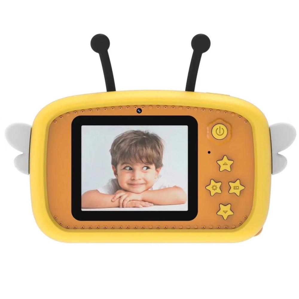Детский цифровой фотоаппарат Smart Kids Cam TOY 9 PLUS Funny Bee Yellow