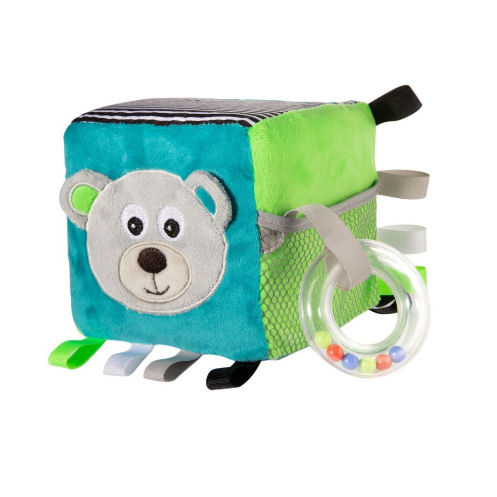 Игрушка-кубик Canpol baies мягкая развивающая Bears серый (68/073grey)