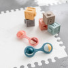 Игрушка-погремушка Canpol штанга с подвижными элементами, розовый (56/153_pin)