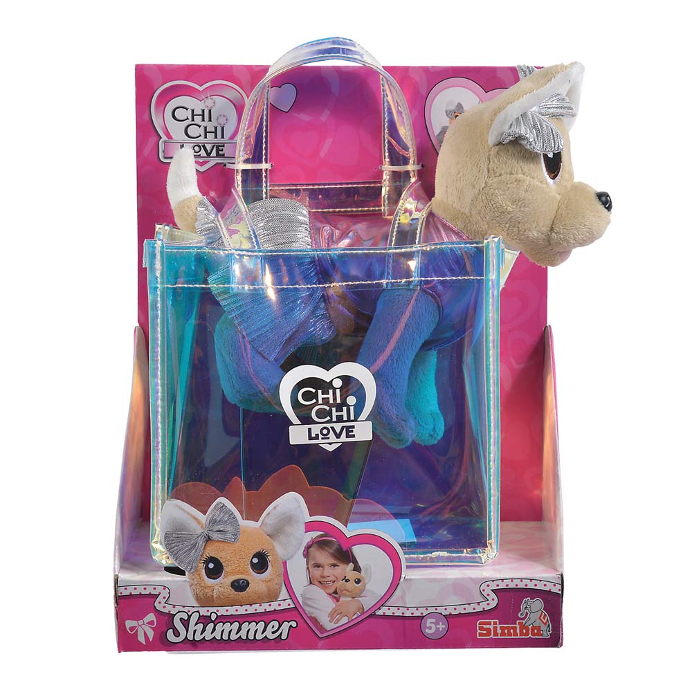 М'яка іграшка Chi Chi Love Fashion Shimmer Чихуахуа з голографічною сумкою (5893432) М'яка іграшка Chi Chi Love Fashion Shimmer Чихуахуа з голографічною сумкою (5893432)