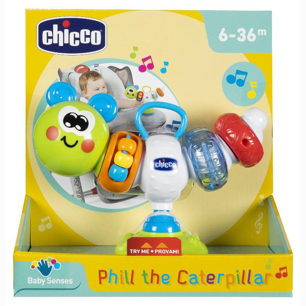 Игрушка на присоске Chicco Гусеница Фил (10036.00)