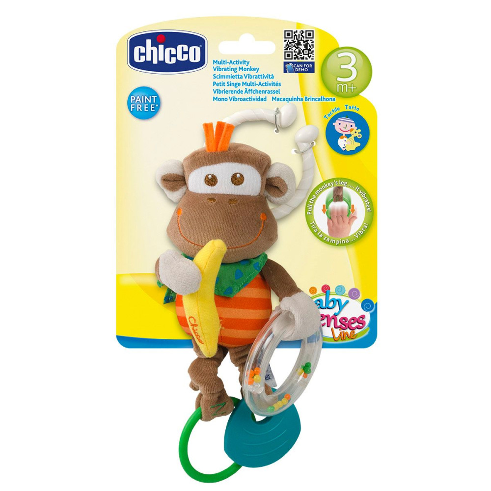 Игрушка-погремушка Chicco Обезьянка (00907.00) Игрушка-погремушка Chicco Обезьянка (00907.00)