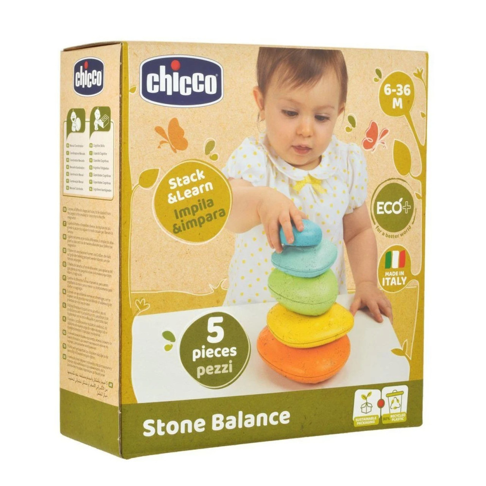 Игрушка-пирамидка Chicco Eco Балансирующие камешки (10492.00) Игрушка-пирамидка Chicco Eco Балансирующие камешки (10492.00)