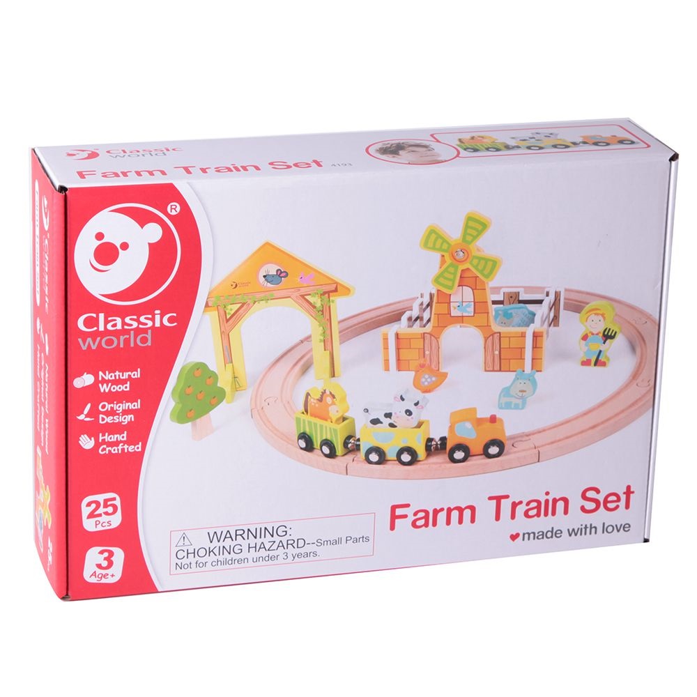 Дерев'яна залізниця Classic World Канікули на фермі (4193)