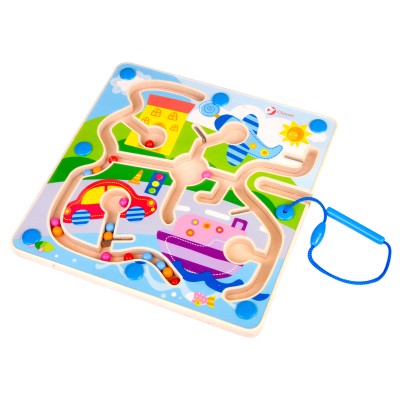 Дерев'яний магнітний лабіринт Classic World Місто (3580)