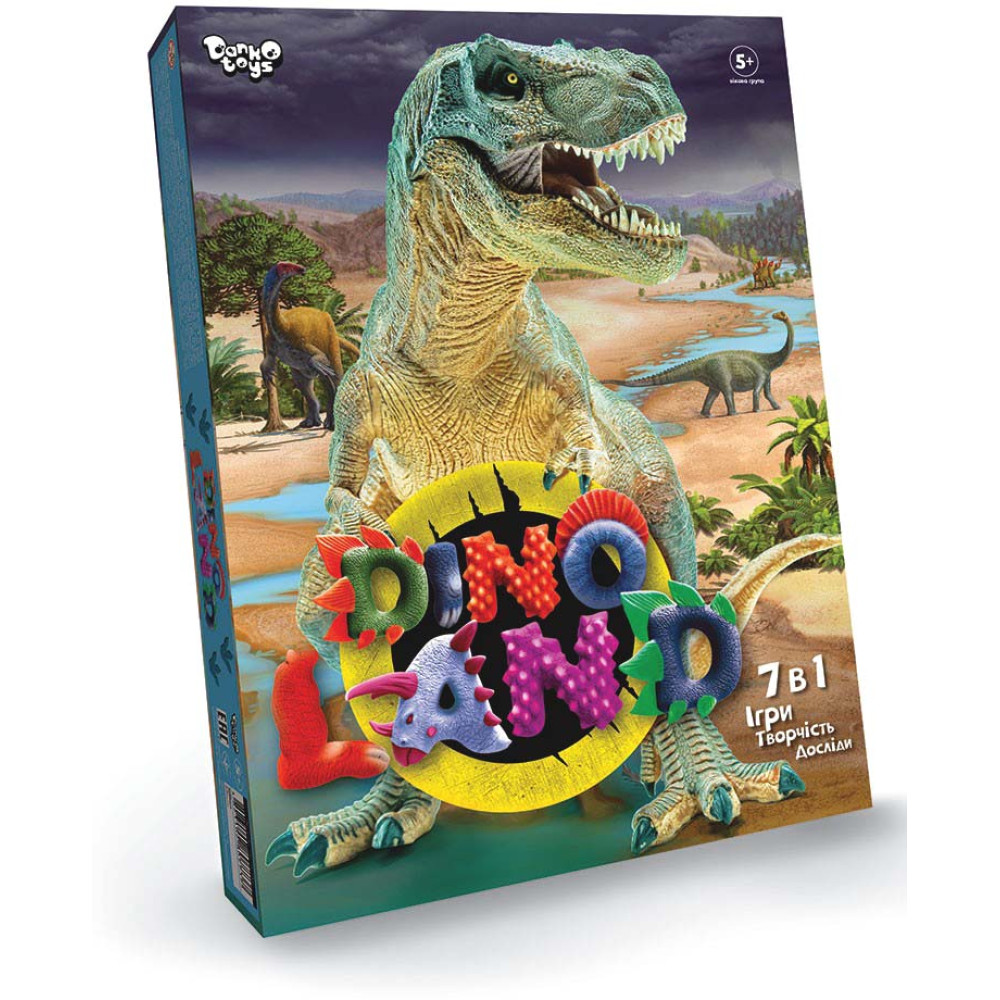 Набор для креативного творчества Danko Toys Dino Land укр (07737)