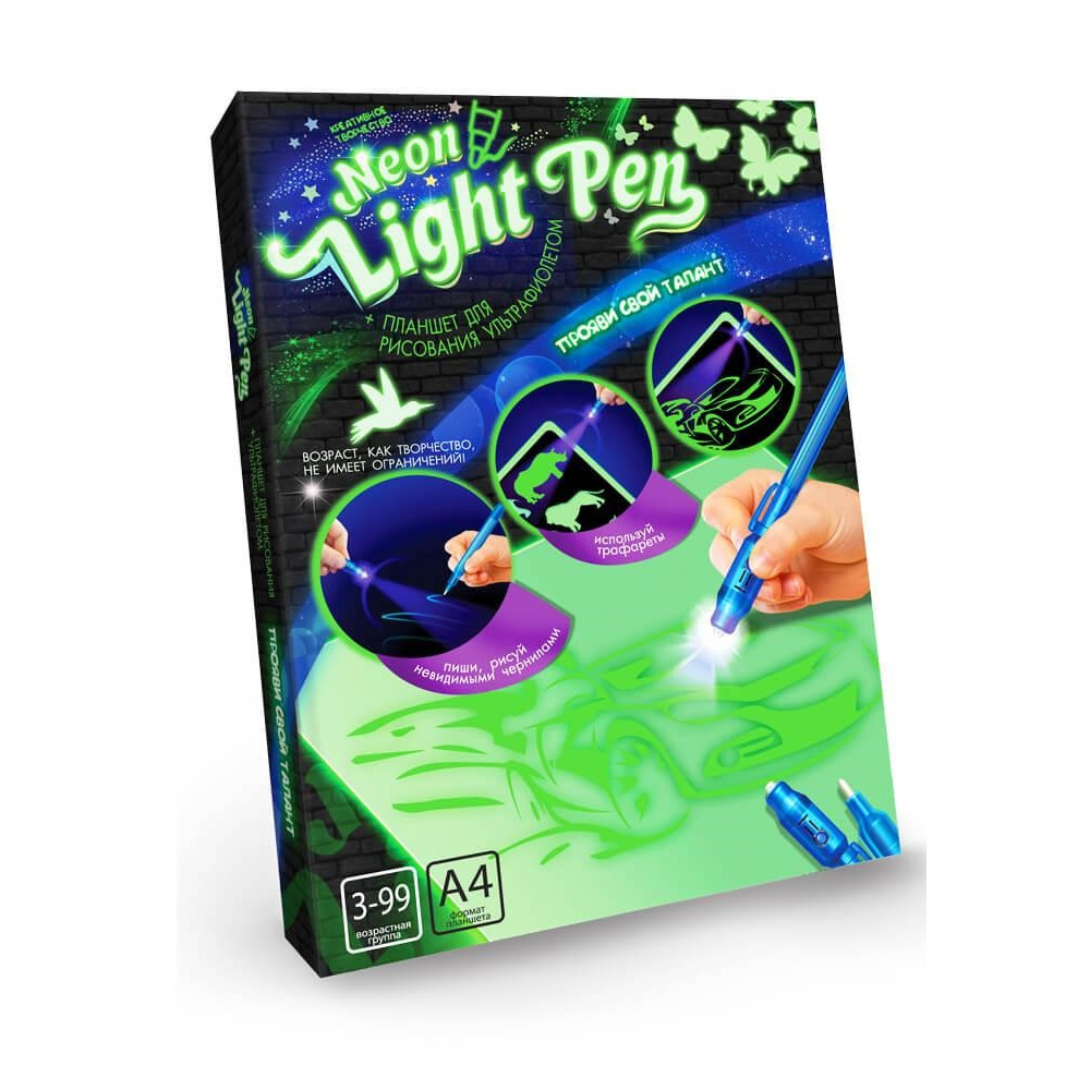 Набір креативної творчості Danko Toys Neon light pen (рос) (NLP-01-02)
