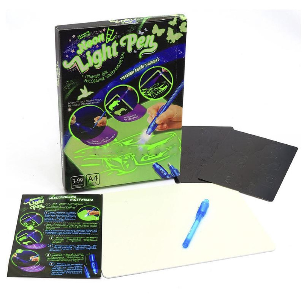 Набір креативної творчості Danko Toys Neon light pen (рос) (NLP-01-02)