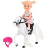 Игровой набор Defa Lucy дочка с лошадью (8390)