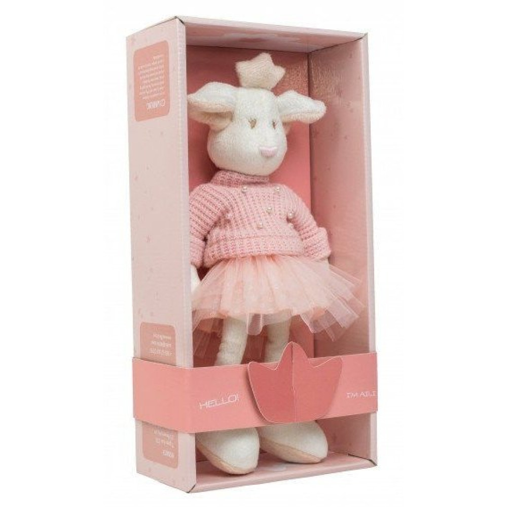 Мягкая игрушка Elfiki Эльфик Айли knit, розовый (ІГ-0122)