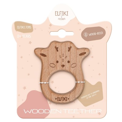 Прорізувач Elfiki and friends Козуля Рубі дерев'яний (ІГ-0128)