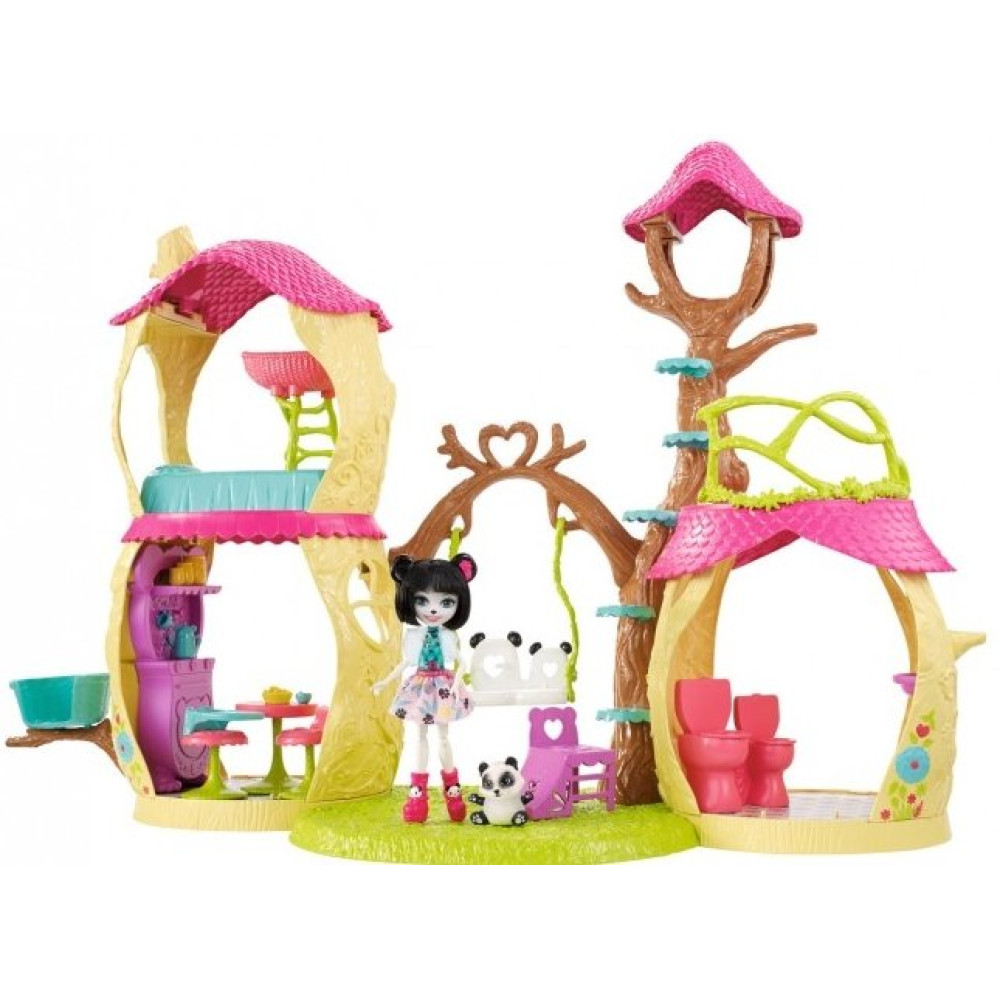 Набор "Лесной домик панды Дрю" Enchantimals FNM92