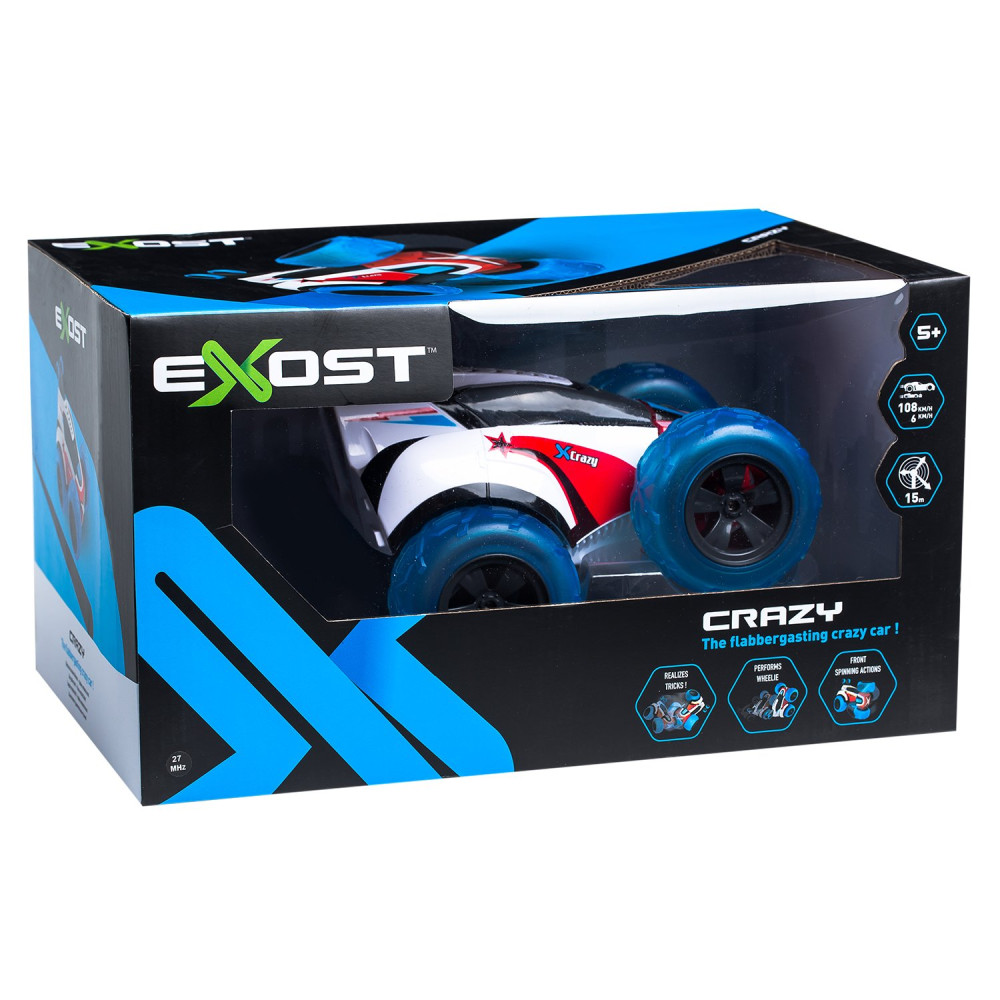 Машинка на радіокеруванні Exost Crazy 1:18 27 МГц (20176)