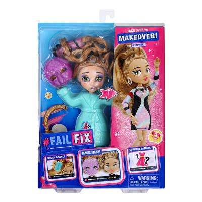 Игровой набор с куклой FailFix Total Makeover Диджейка (12802)