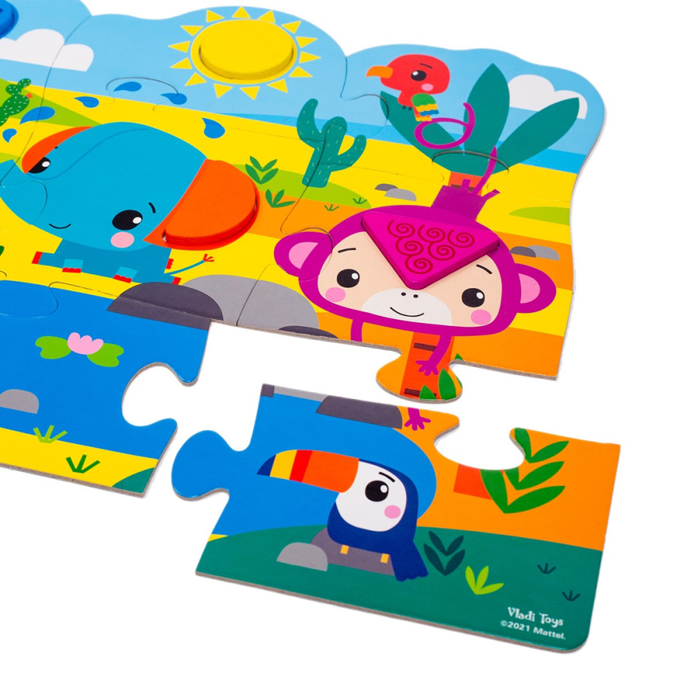 Пазли Fisher Price Maxi puzzle & wooden pieces (VT1100-01)